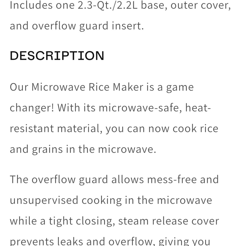 Tupperware Microwave Rice Cooker - Excellent Used Condition! - Picture 10 of 16